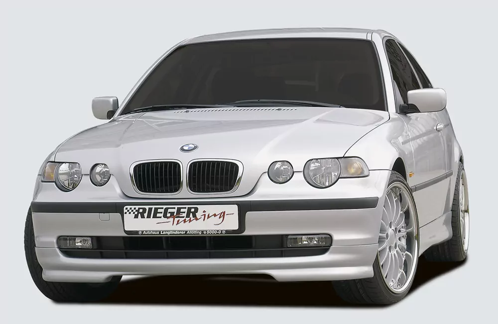 Rieger Spoilerlippe für BMW 3er E46 - Compact 02.02- (ab Facelift) carbon optik