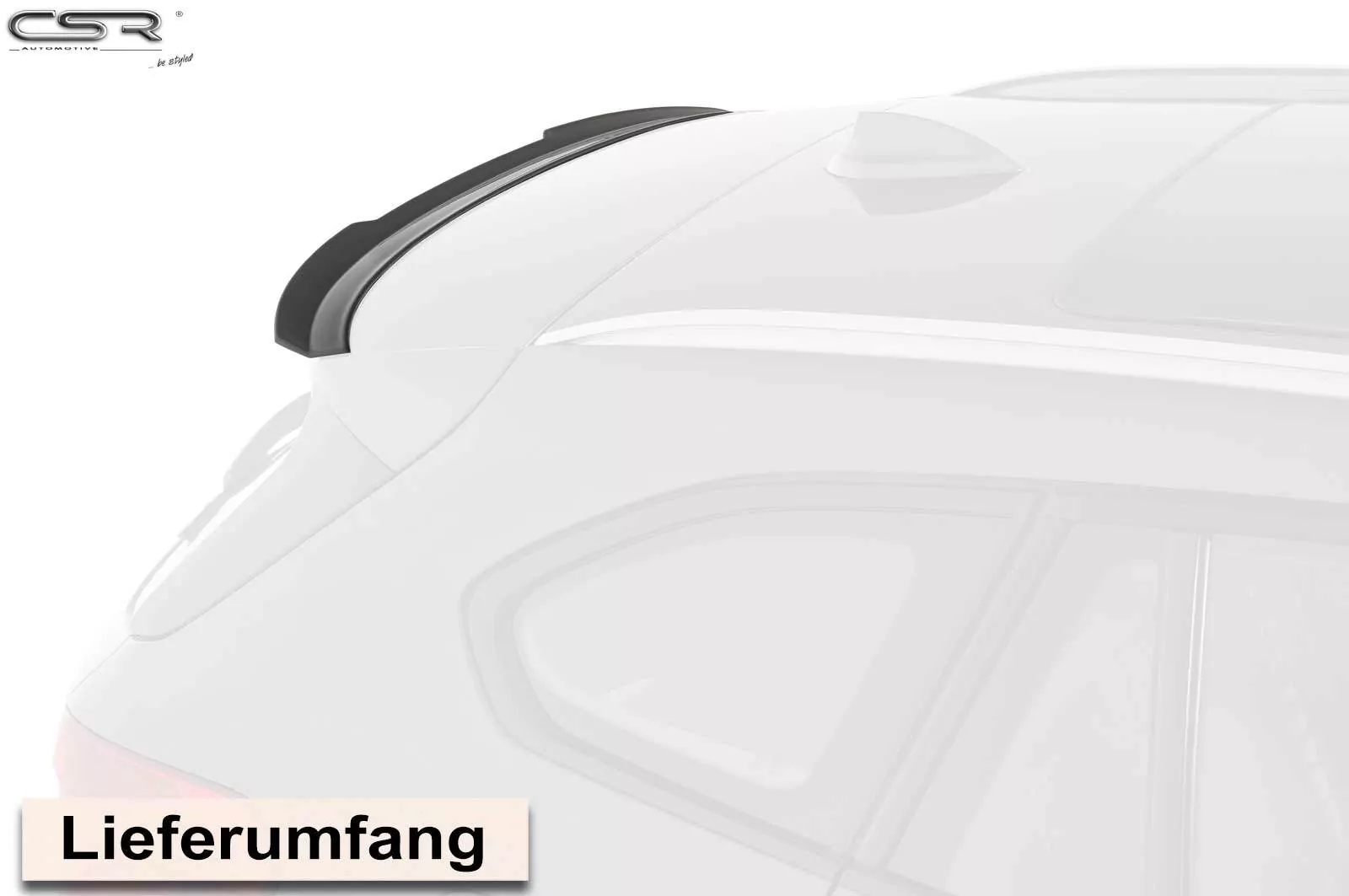 Heckflügel mit ABE für BMW X1 F48 HF668-M Carbon Look (matt)