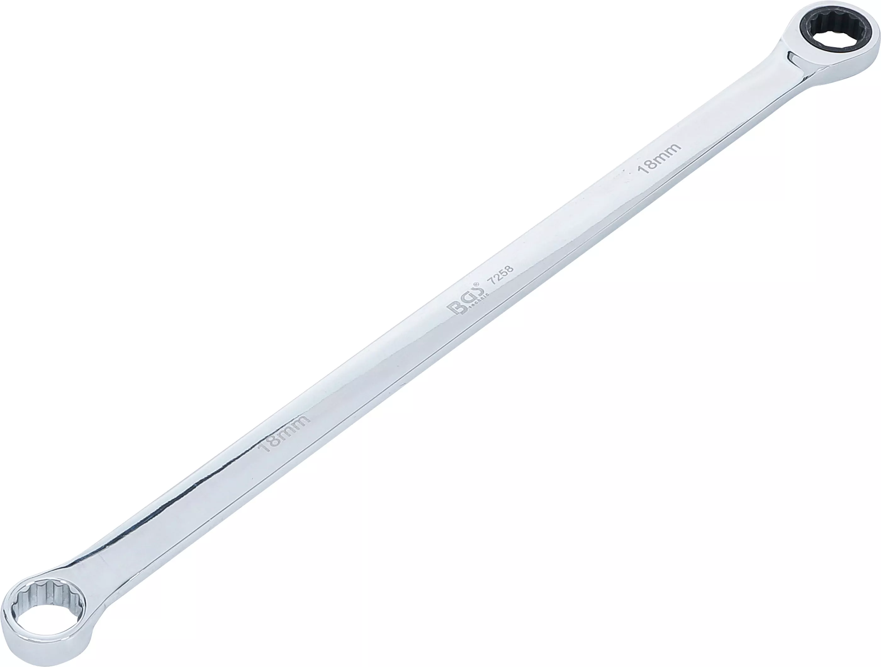 Ratschenring- und Ringschlüssel | extra lang | SW 18 mm