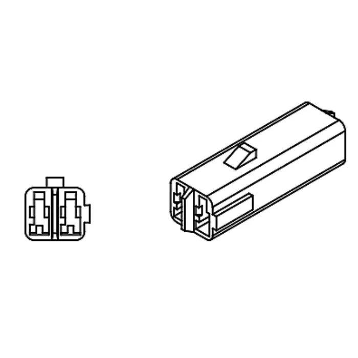 Adapterkabel Blinker | Honda / Kawasaki | Paar | Japan-2er Rundstecker Weiblich Ø 3,5mm