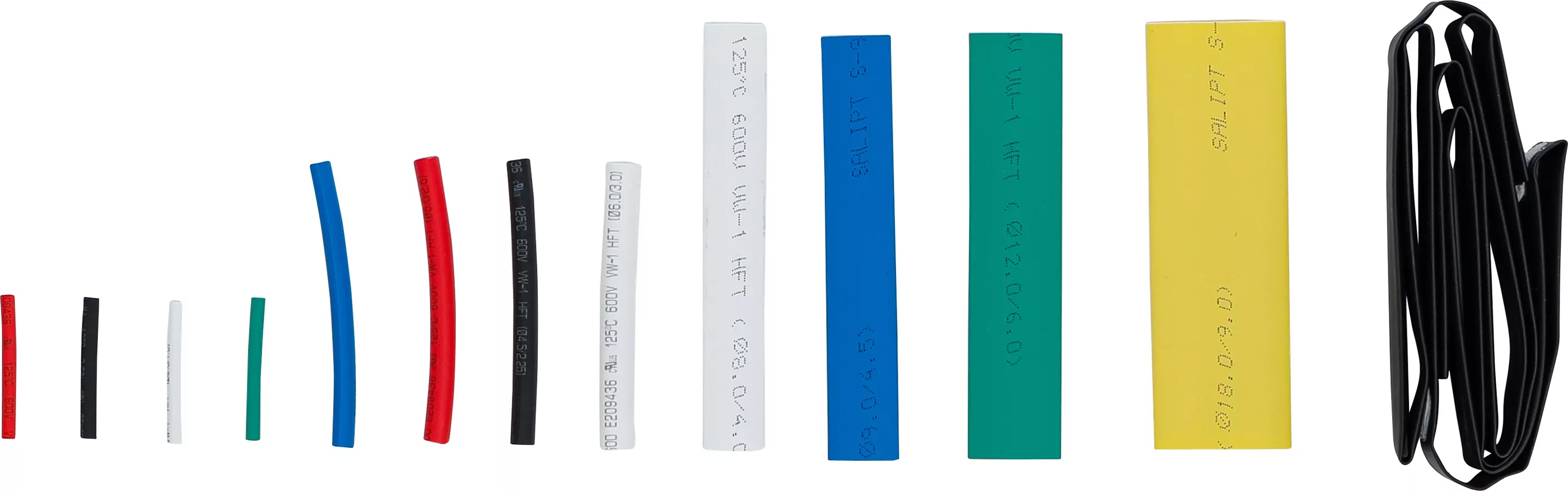 Schrumpfschlauch-Sortiment | farbig | 171-tlg.