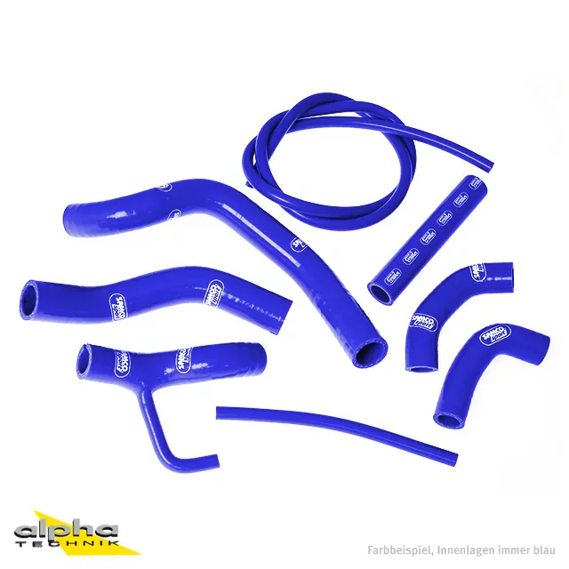 SAMCO SPORT Siliconschlauch Kit blau für Ducati Multistrada 1200 S Pikes Peak Touring Granturismo Modelljahr 2010-2014