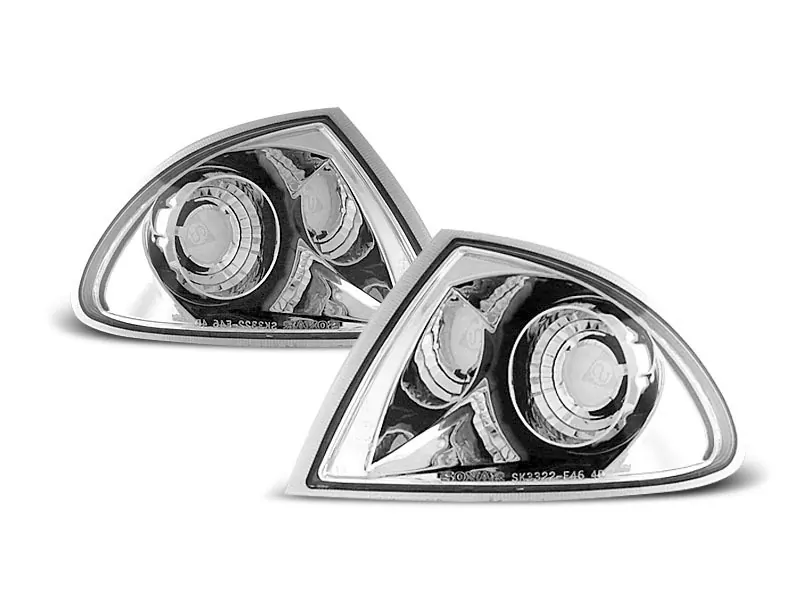 Front Direction Chrome Fits Bmw E46 05.98-08.01