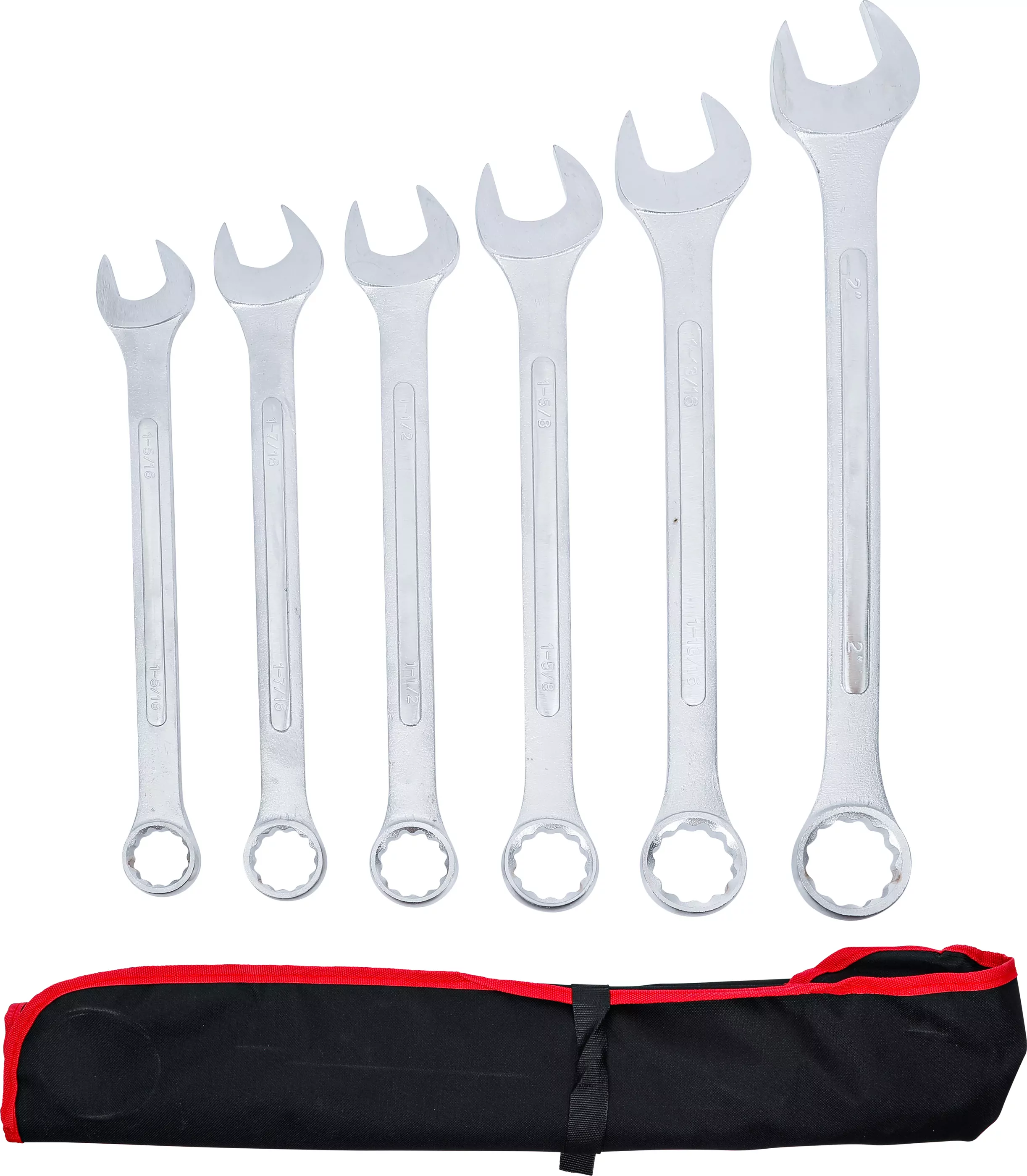 Maul-Ringschlüssel-Satz | XXL | Zollgrößen | SW 1.5/16" - 2" | 6-tlg.