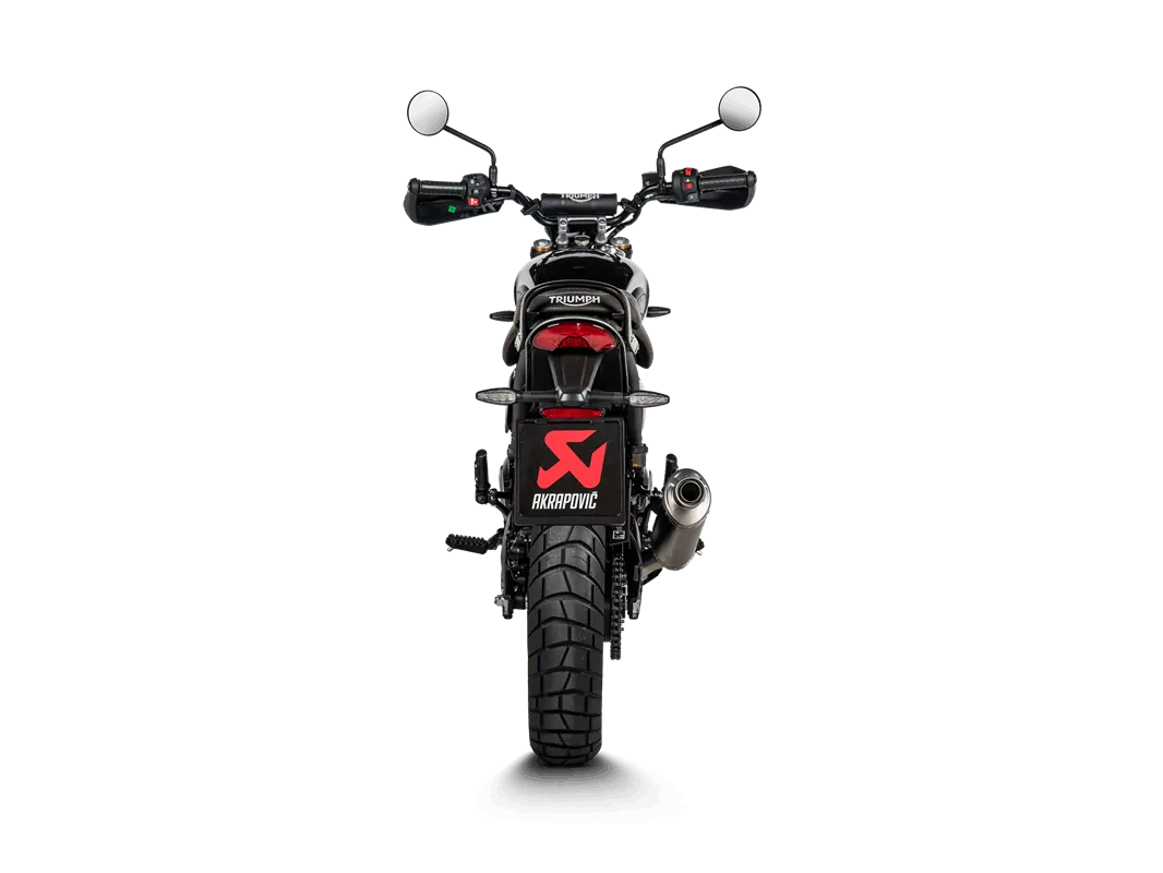 Akrapovic Slip-On Line (Titanium) Auspuff für Triumph Scrambler 400 X 2023-2024