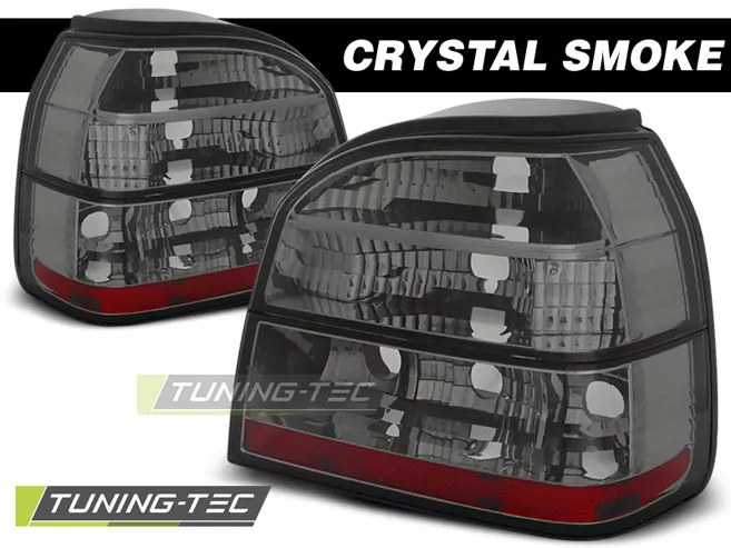 Tail Lights Crystal Smoke  Fits Vw Golf 3 09.91-08.97