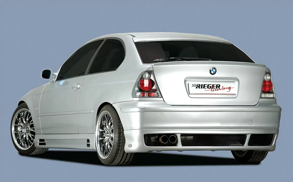 Rieger Heckscheibenblende für BMW 3er E46 - Compact 02.02- (ab Facelift) carbon optik