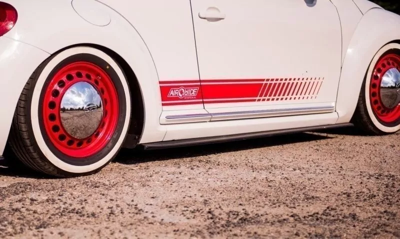 Seitenschweller Ansatz Passend Für Passend Für VW BEETLE Schwarz Hochglanz Schwarz Hochglanz