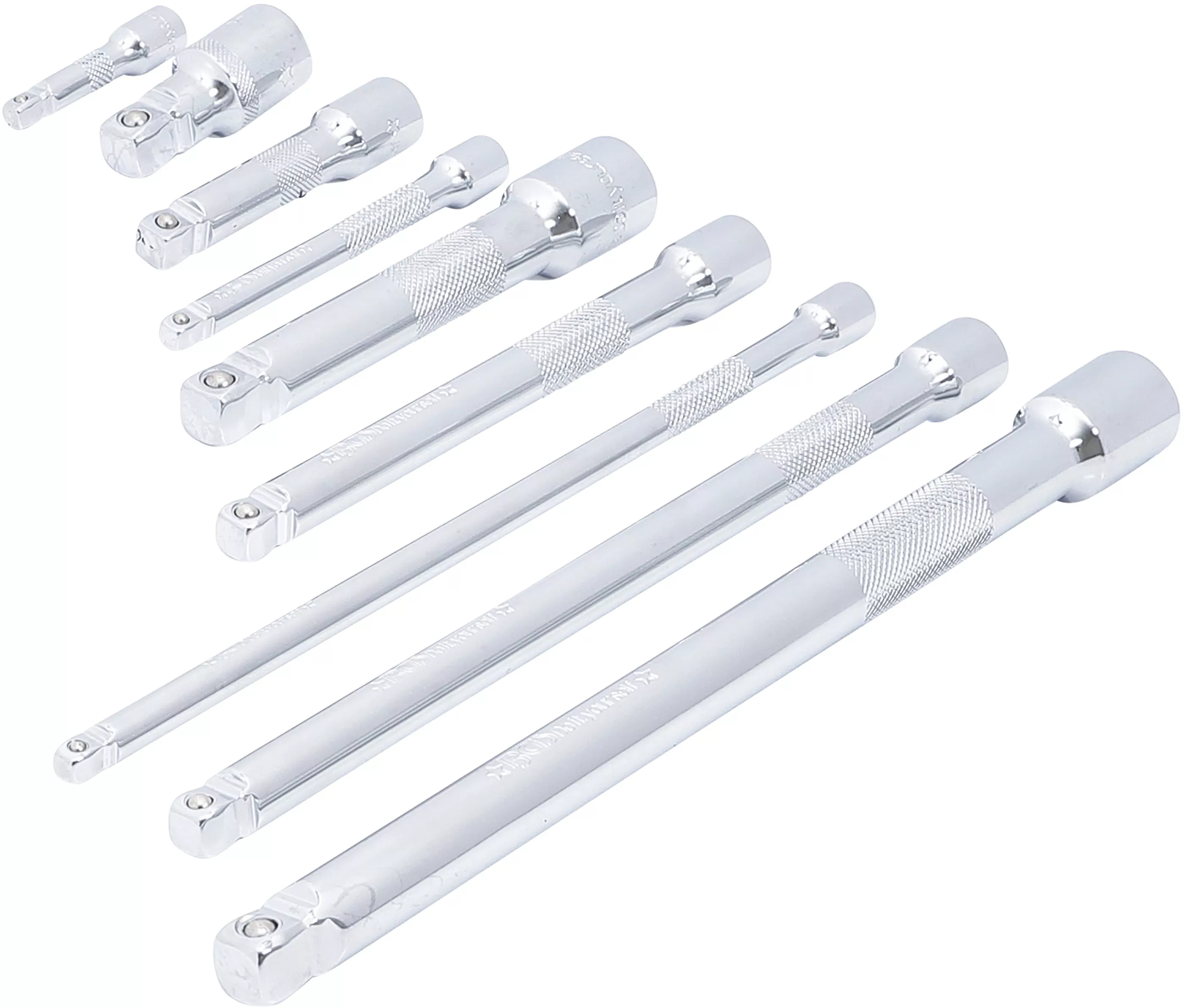 Kippverlängerungs-Satz | 6,3 mm (1/4") / 10 mm (3/8") / 12,5 mm (1/2") | 9-tlg.