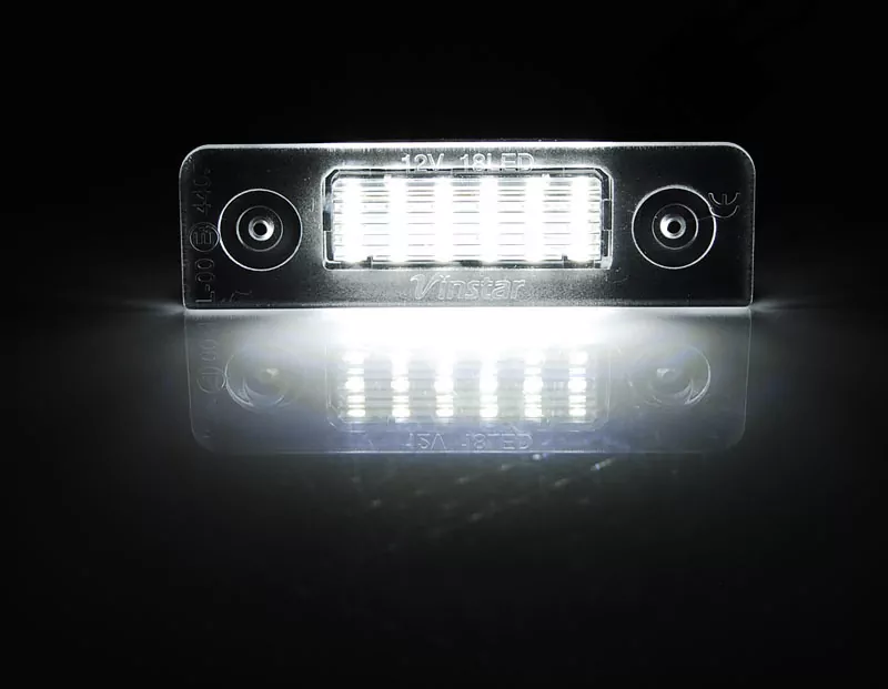 License Led Lights Fits Skoda Octavia 09- / Roomster 06-10 With Canbus