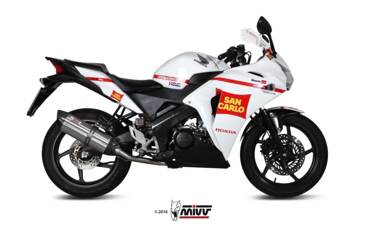 MIVV Komplettanlage Suono Edelstahl Honda CBR 125 R 11-