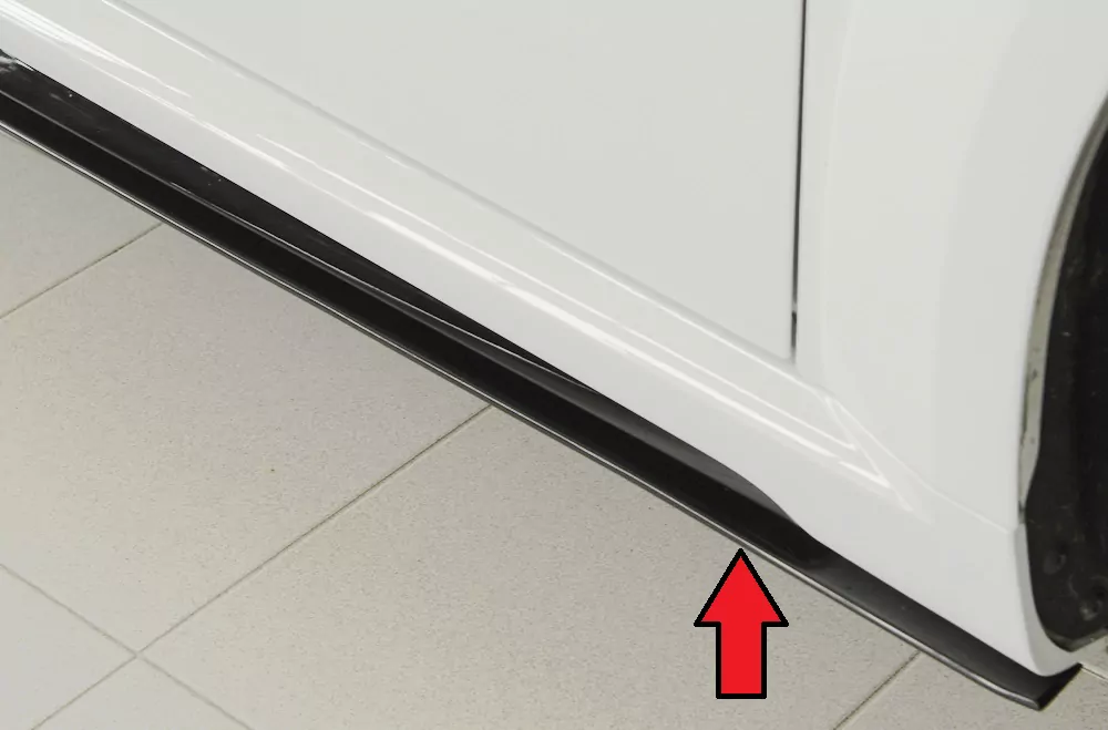 Rieger Seitenschwelleransatz für Audi TT (8J-FV/8S) | Roadster 09.18- (ab Facelift) nur für S-Line-Schweller auch TTS / TT-RS