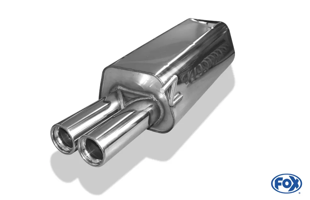 Audi 80 Typ B4 Limousine & Avant  Endschalldämpfer Ø63,5mm - 2x76 Typ 13