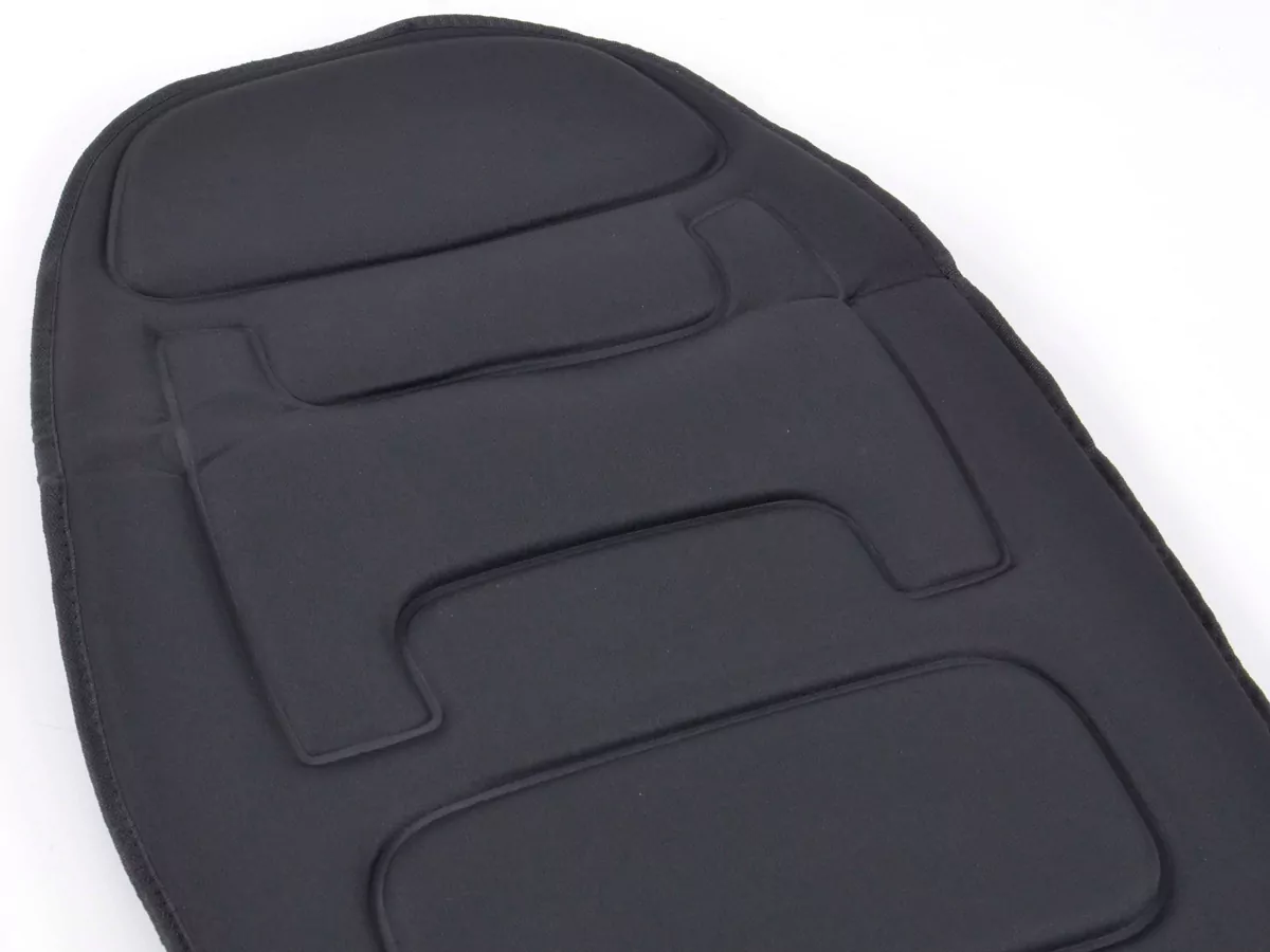 Sitzauflage mit Sitzheizung und Massagefunktion schwarz