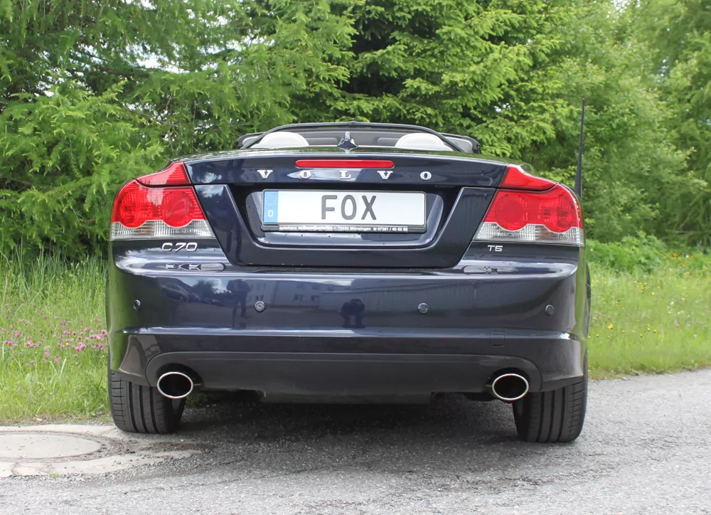 Volvo C70 II - Cabrio  Endschalldämpfer quer Ausgang rechts/links - 115x85 Typ 32 rechts/links