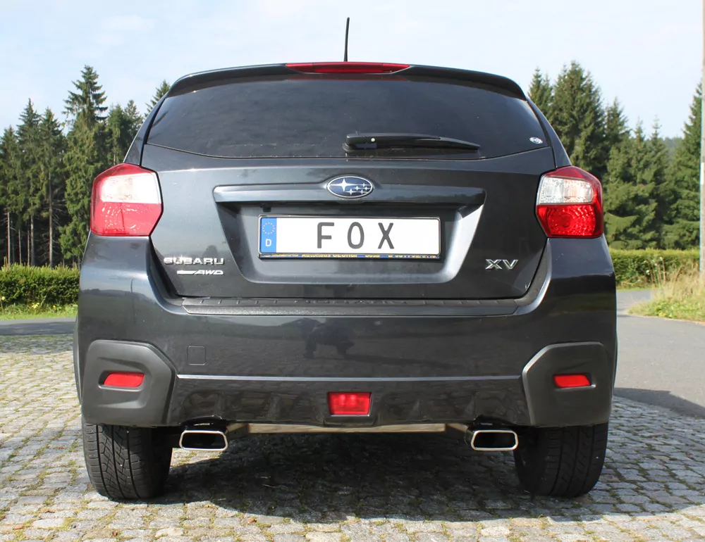 Subaru XV - G4  Endschalldämpfer quer Ausgang rechts/links - 145x65 Typ 59 rechts/links