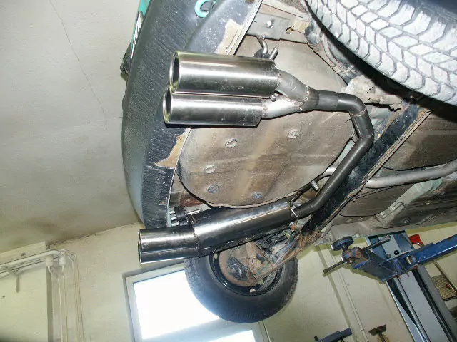 Opel Corsa B  Endschalldämpfer Ausgang rechts/links - 2x80 Typ 13 rechts/links