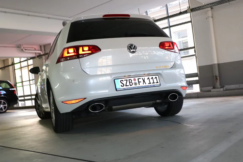 VW Golf VII  - Einzelradaufhängung  Endschalldämpfer rechts/links - 160x90 Typ 38 rechts/links