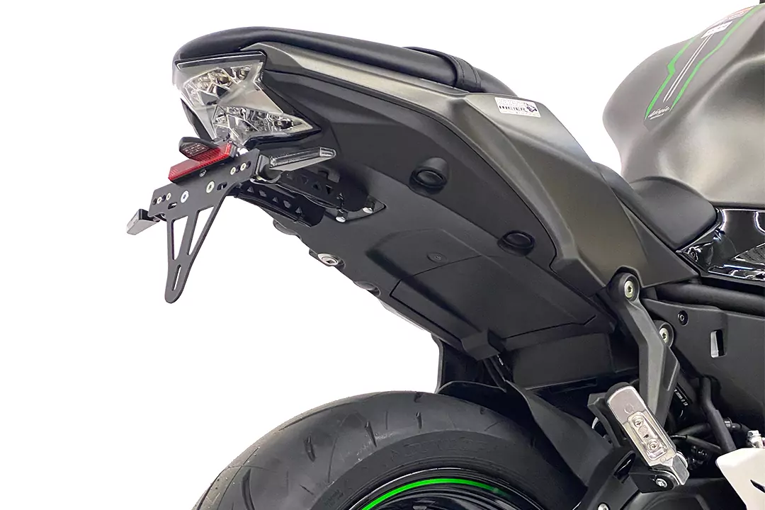alpha Technik Kennzeichenhalter für Kawasaki Z650 und Ninja 650 ab Modelljahr 2017-