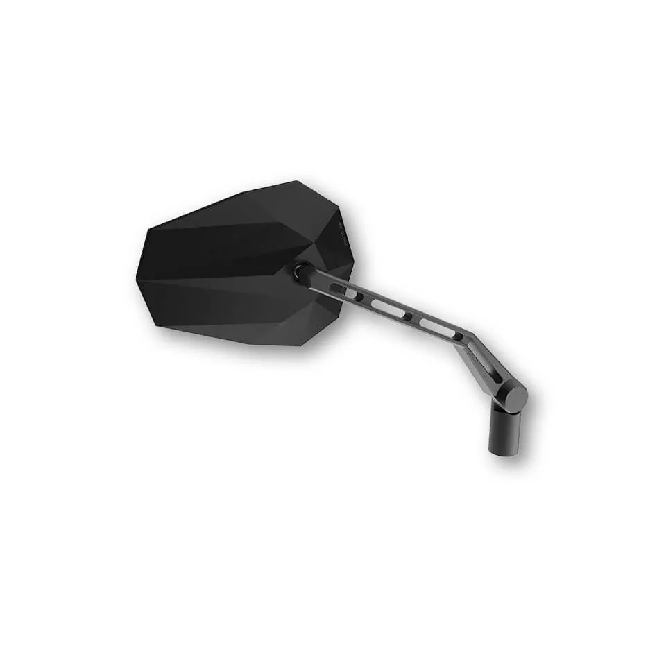 HIGHSIDER pro Handlebar Mirror Stealth-X1 Black (Pair)