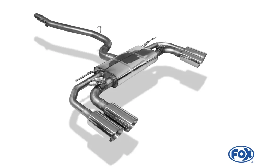 Audi S3 GY - Limousine  Halbanlage ab OPF mit Abgasklappen - 2x114 Typ 25 rechts/links