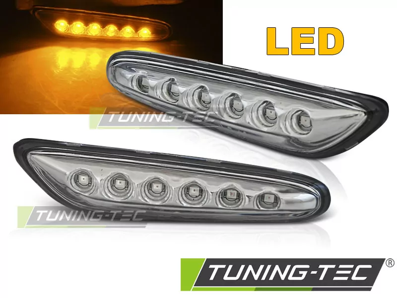 Side Direction Chrome Led Fits Bmw E46 09.01-03.05  