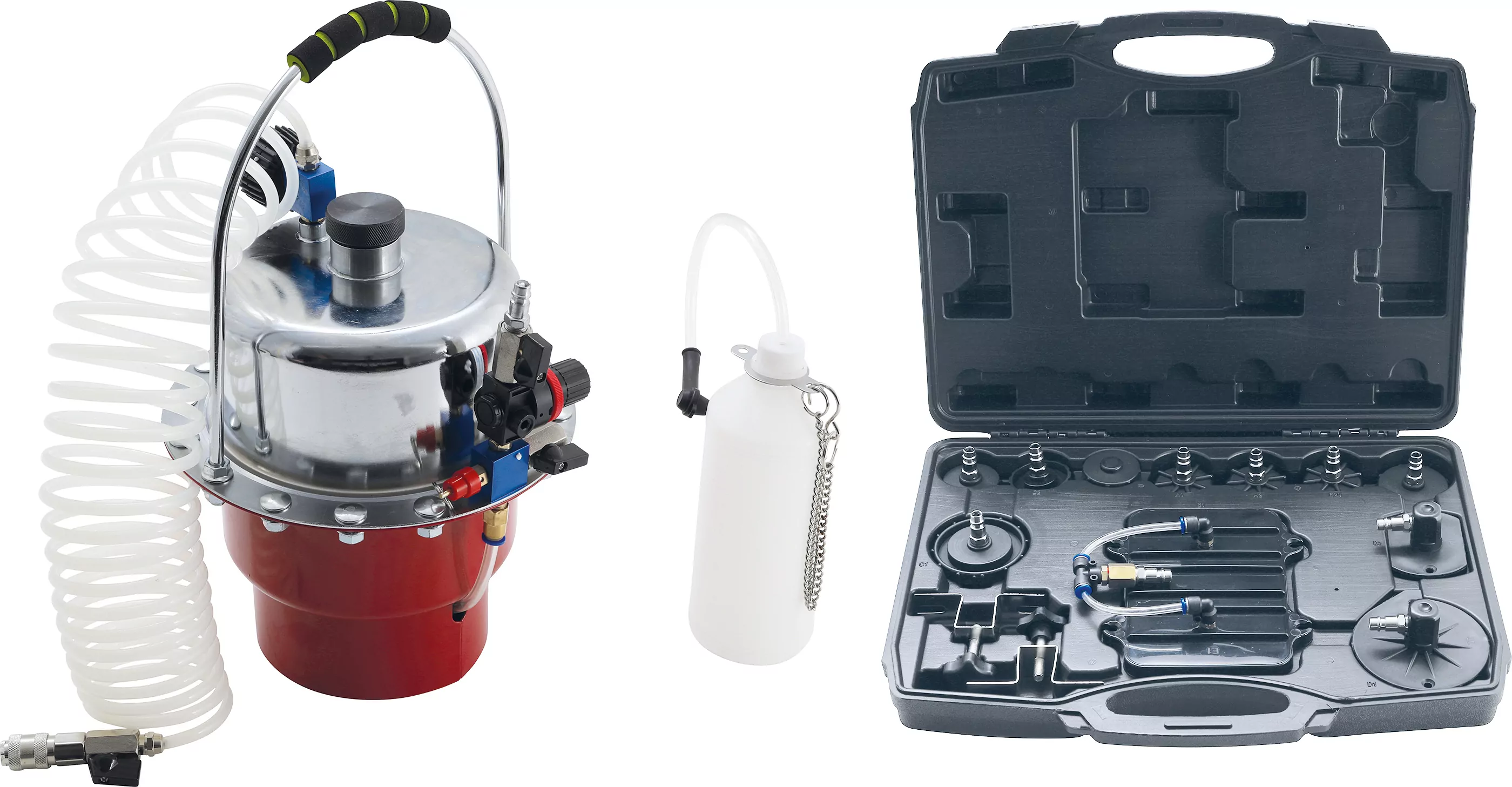 Druckluft-Bremsenentlüfter- und Adapter-Satz | 17-tlg.