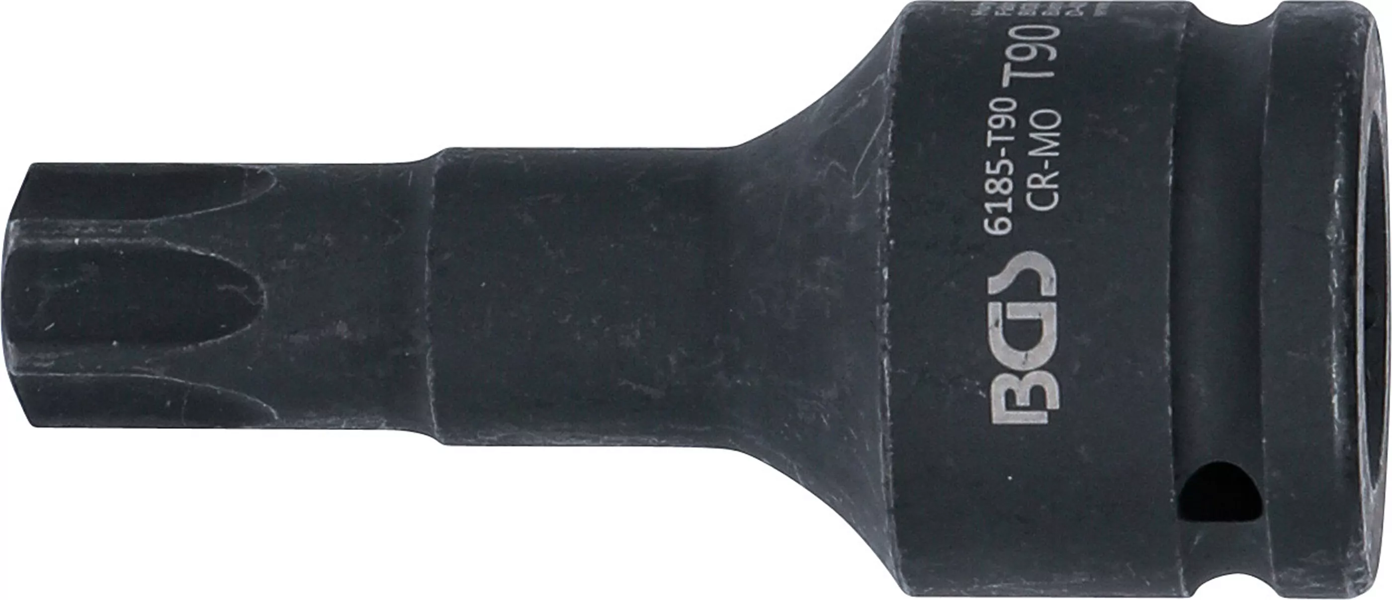 Kraft-Bit-Einsatz | Länge 100 mm | Antrieb Innenvierkant 20 mm (3/4") | T-Profil (für Torx) T90