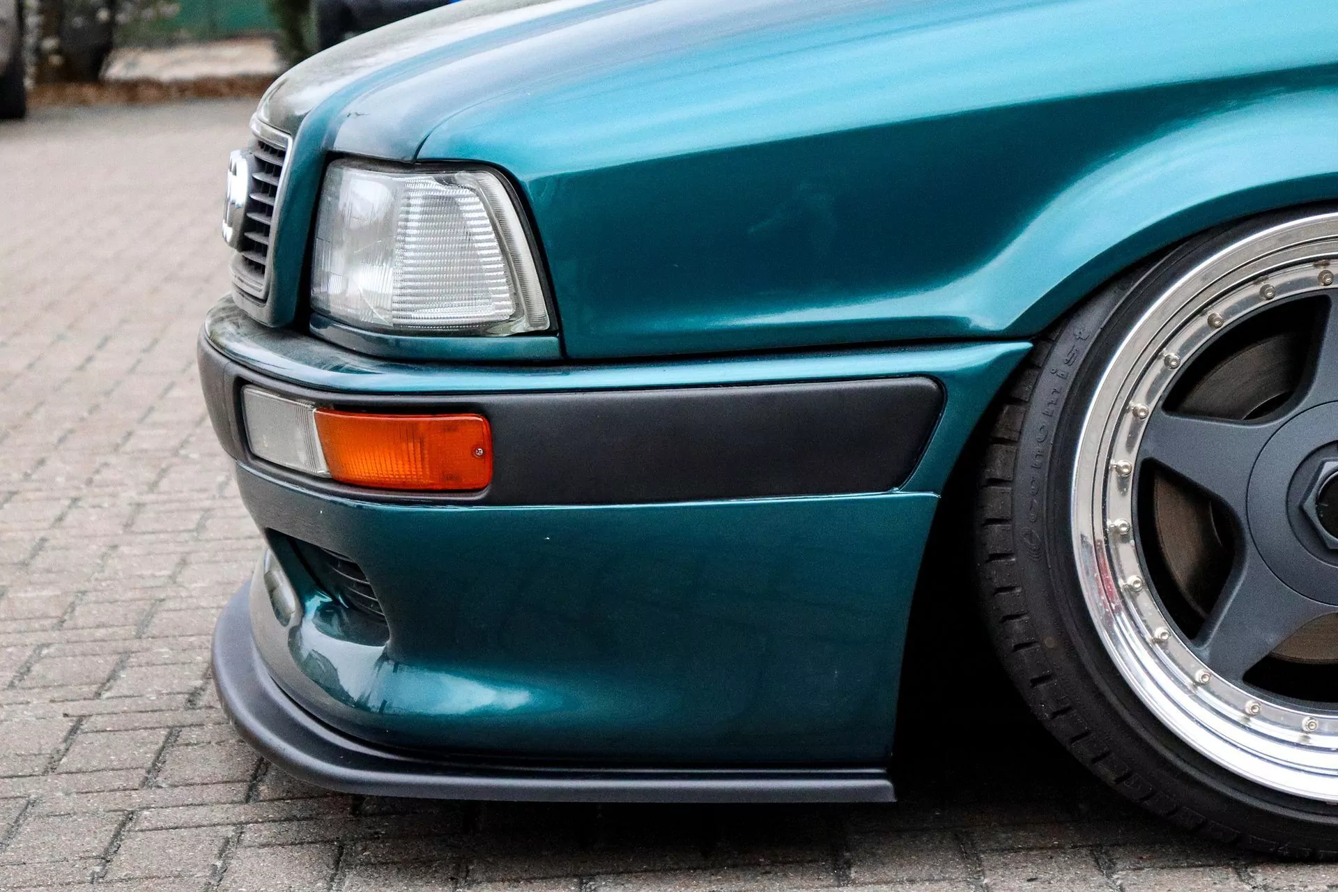 Cup Frontspoilerlippe für Audi 80 B4 mit Votex /Zender Front