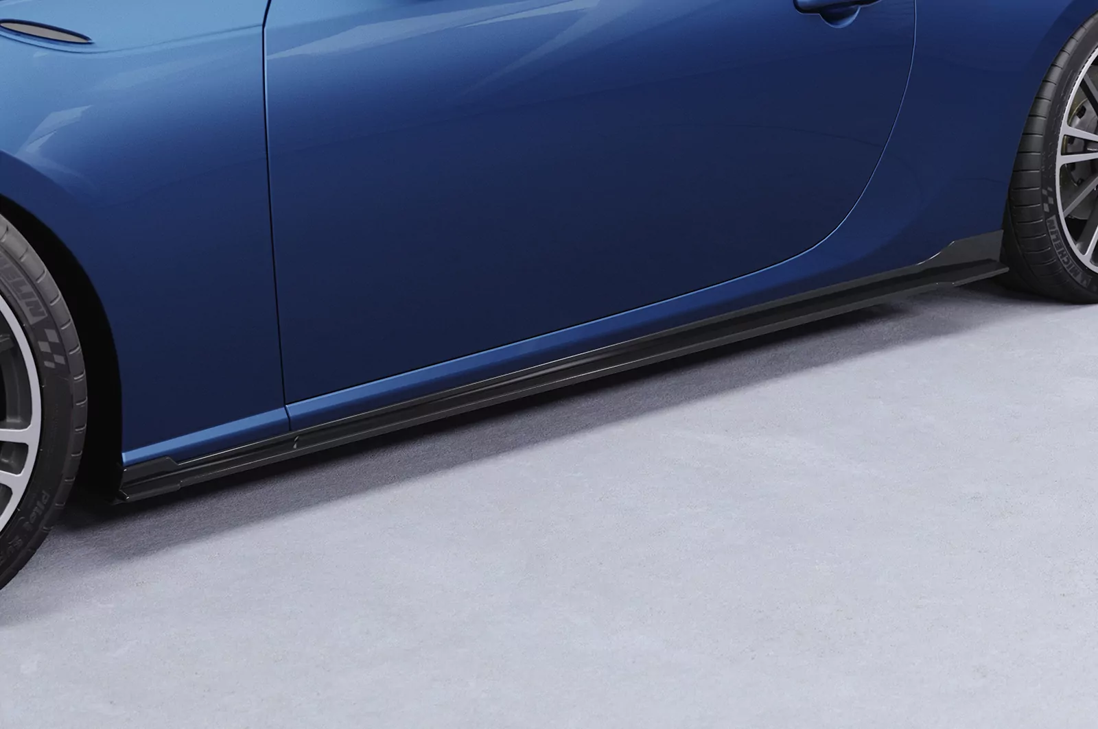 Seitenschweller mit ABE für Toyota GT86 (ZN6) SS482 Schwarz Strukturiert