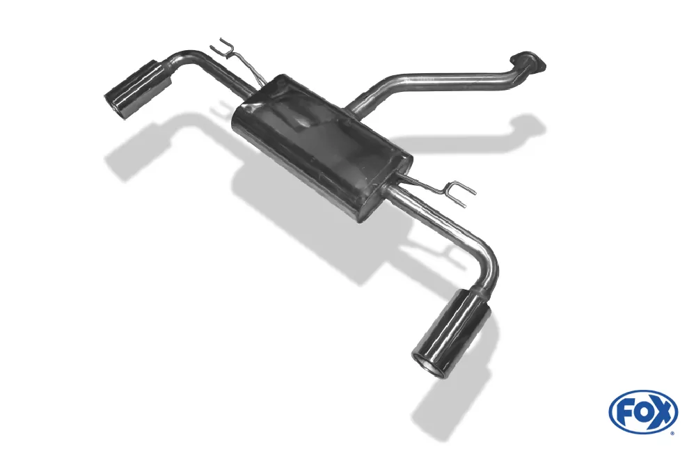 Hyundai i30 Turbo  Endschalldämpfer quer Ausgang rechts/links - 1x100 Typ 12 rechts/links