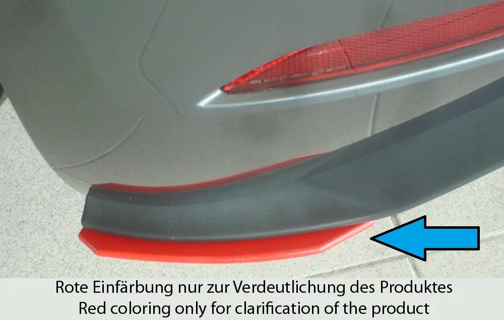 Rieger Heckschürzenansatz seitlich links für VW Golf 7 GTI | 3-tür. 02.17- (ab Facelift) für orig. Heckeinsatz
