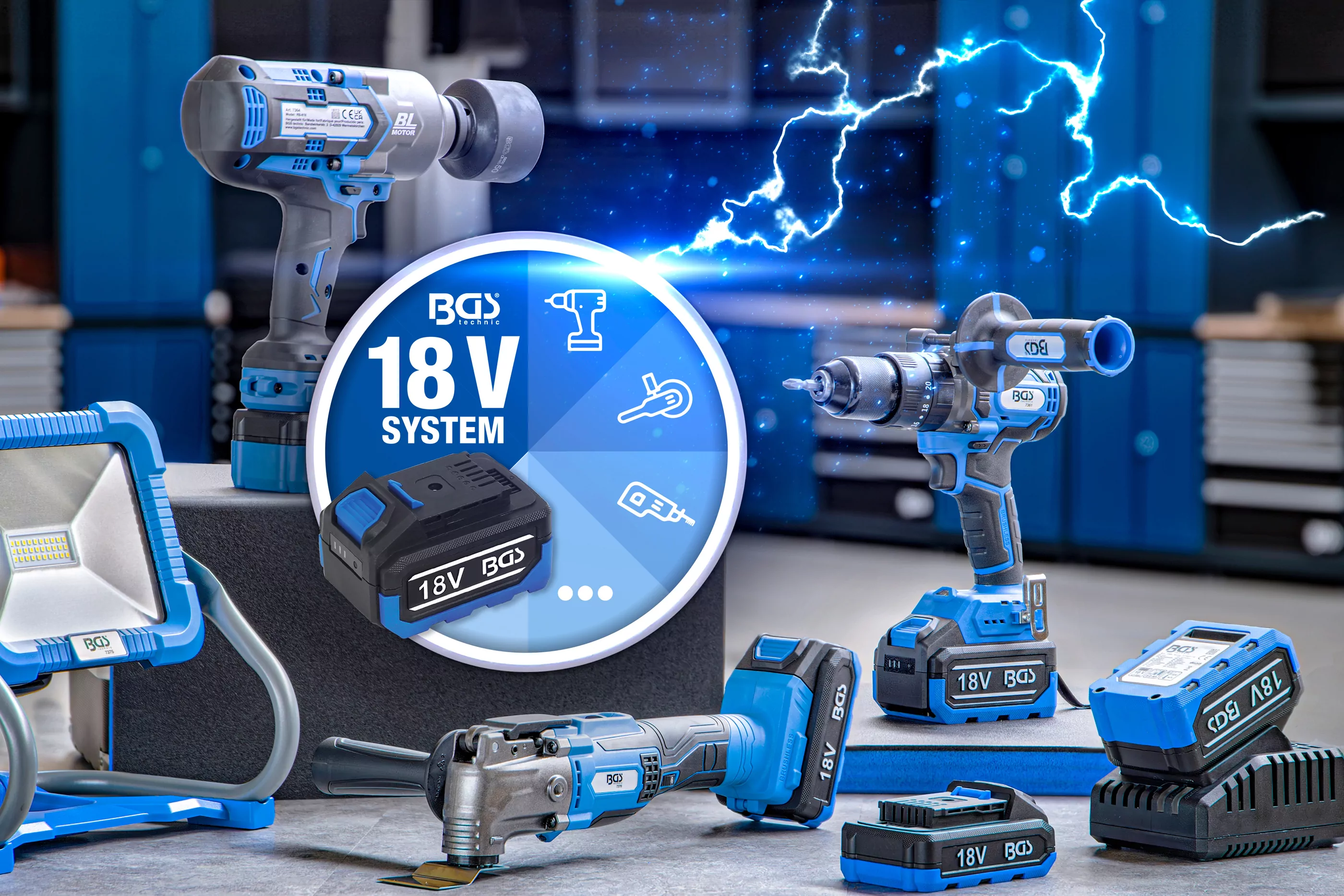 Akku | 5,0 Ah | für BGS 18-V-Akku-System