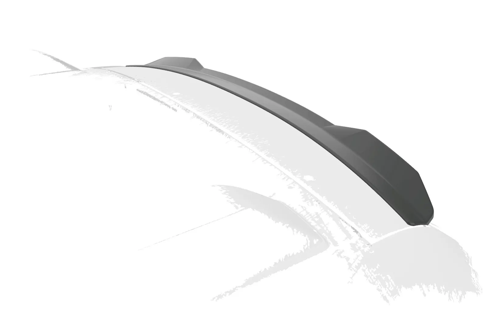 Heckflügel mit ABE für Dacia Duster (1. Gen) HF864 Schwarz Strukturiert