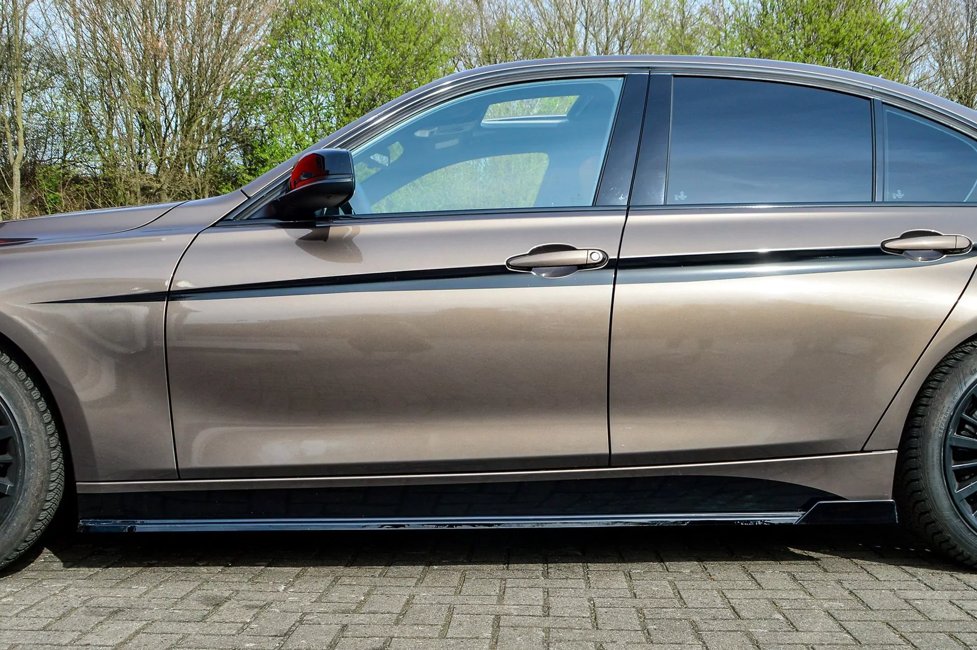 CUP Seitenschweller mit Wing für BMW 3er F30 F31 ohne M-Paket