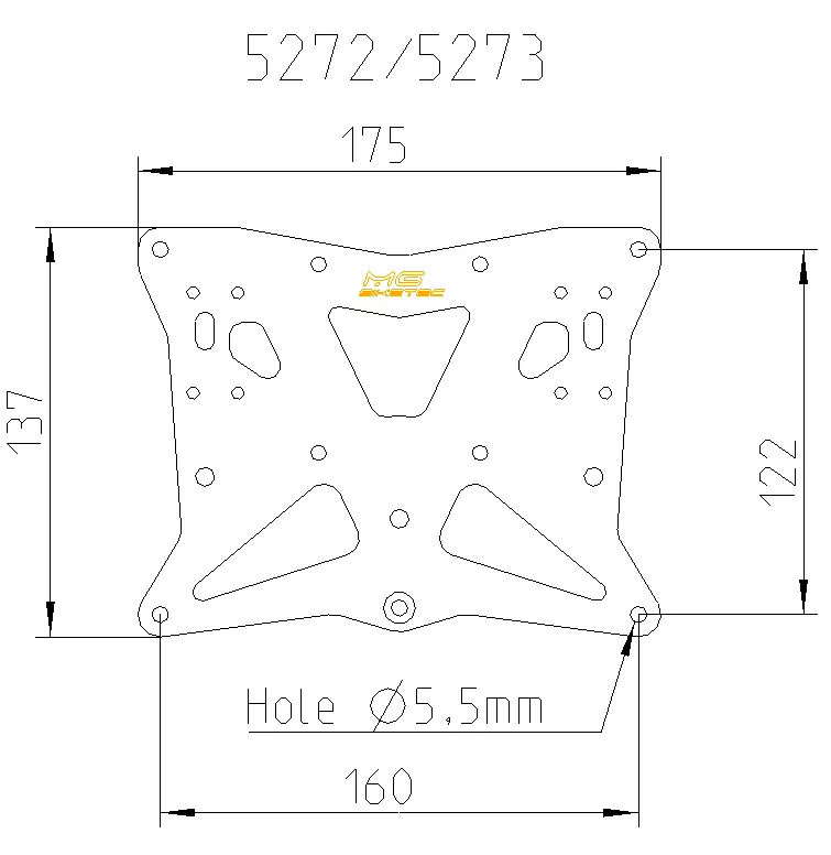 MG Biketec Kennzeichenhalter für Kawasaki Z 125 ab 2018 - 2024