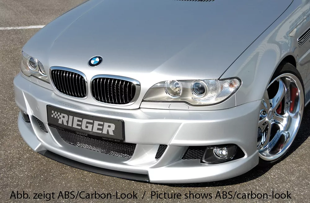 Rieger Spoilerschwert für BMW 3er E46 | Lim. 02.02- (ab Facelift) für Spoilerstoßstange 50411/50245