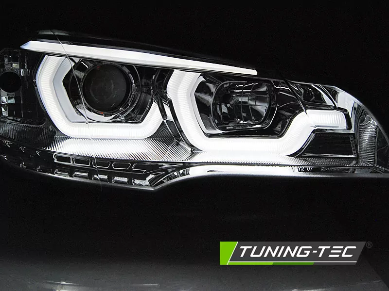HEADLIGHTS TUBE LIGHT DRL CHROME fits BMW X5 E70 07-13