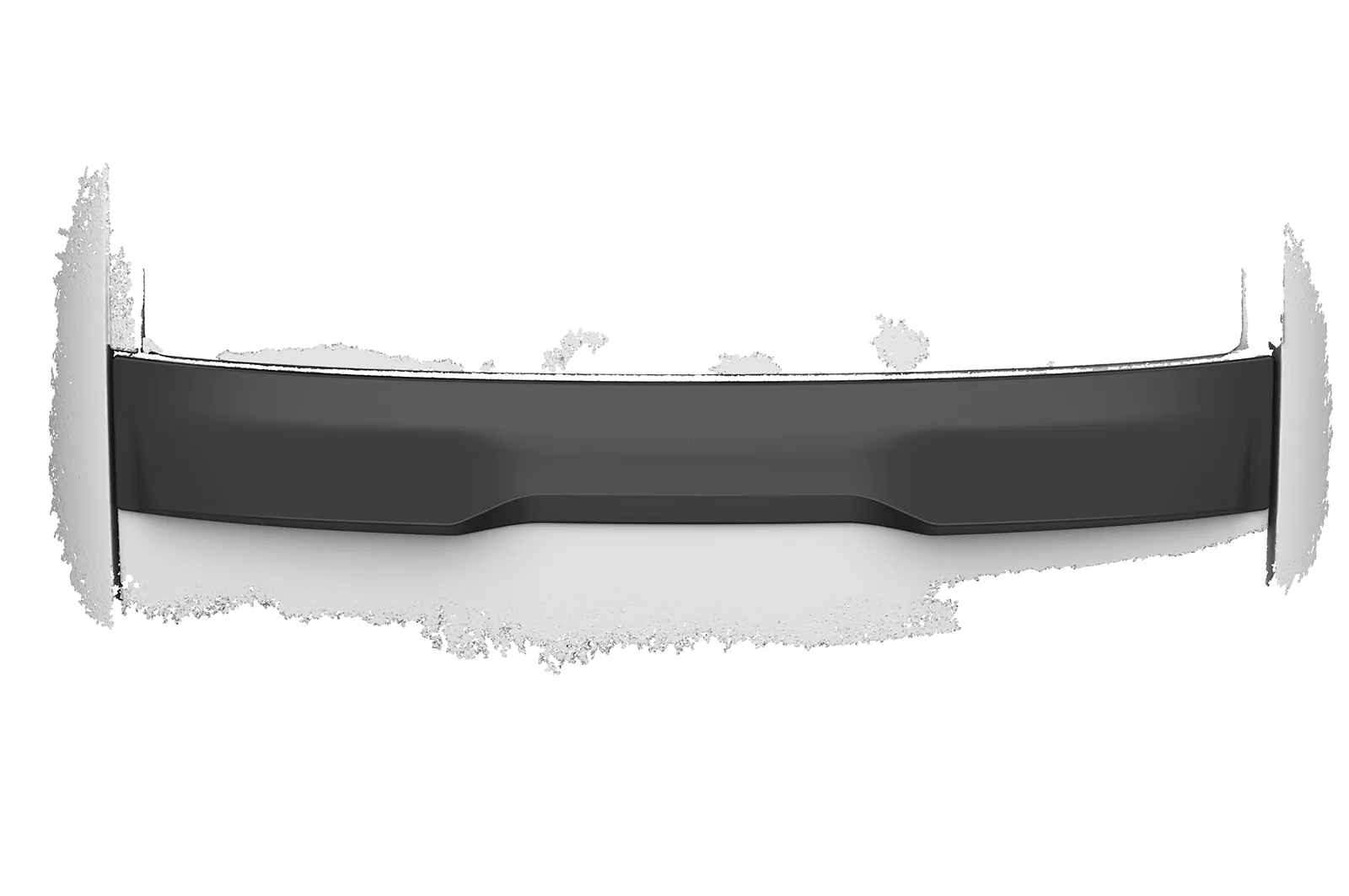 Heckscheibenblende für Mercedes-Benz EQE (V295) Limousine HSB123 Schwarz Strukturiert