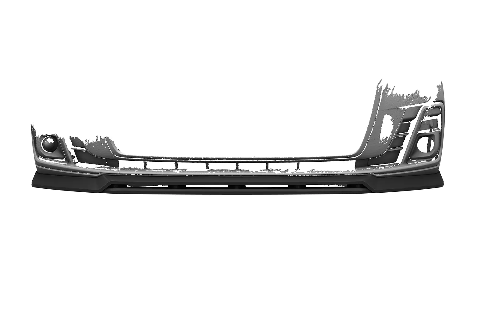 Cup-Spoilerlippe mit ABE für Audi A5 D5 (Typ 4N/F8) CSL867 Schwarz Strukturiert