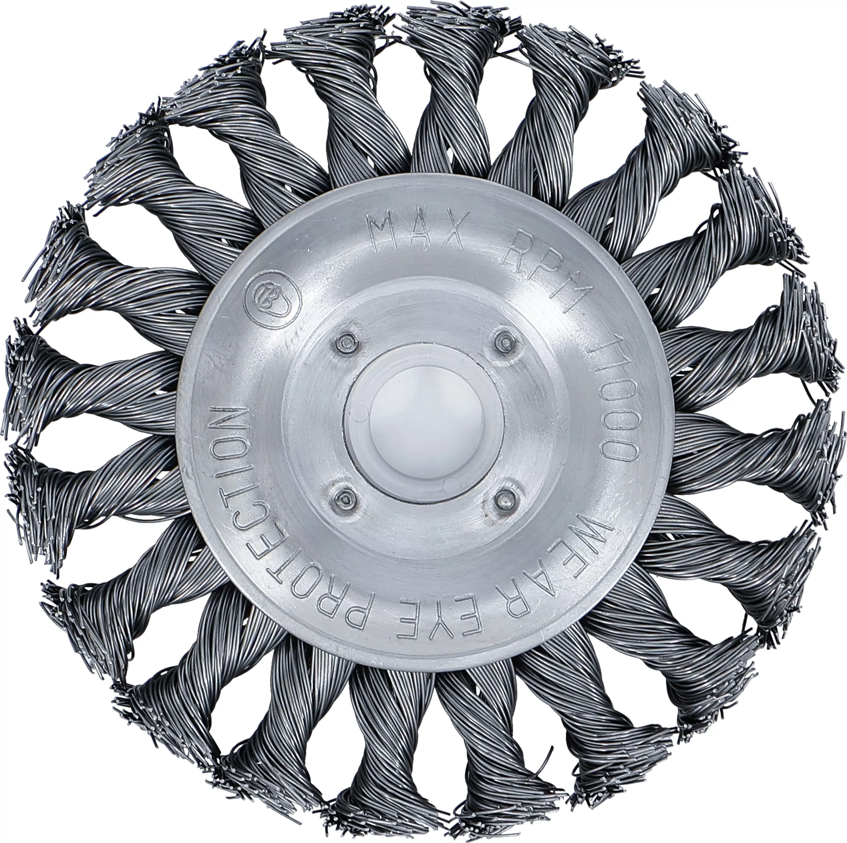 Scheibenbürste / Zopfrundbürste | Ø 115 mm