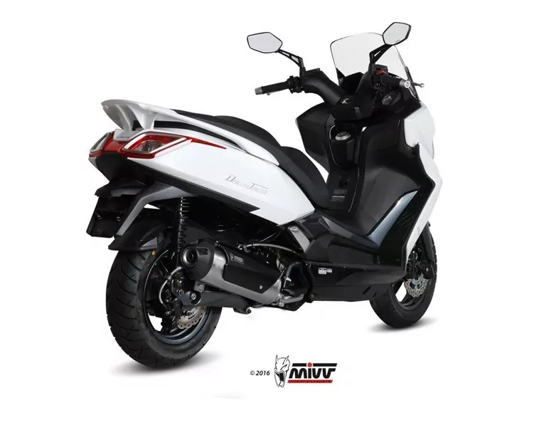 MIVV URBAN Komplettanlage In Edelstahl Inkl. Kat Kymco Downtown 350 15-