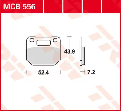 Scheibenbremsbeläge Mcb556