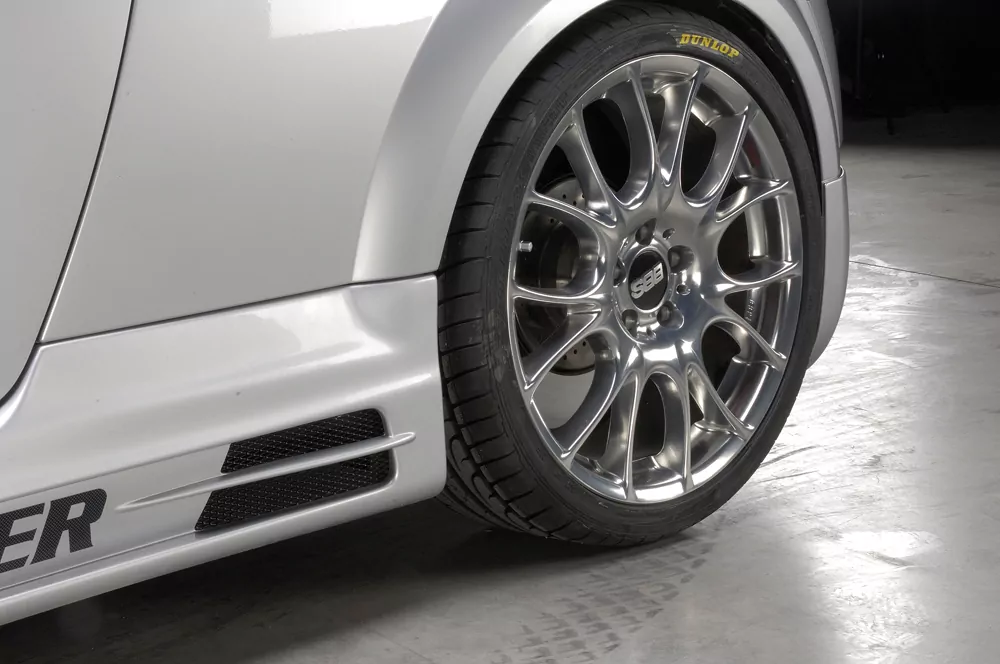 Rieger Seitenschweller rechts  matt schwarz für Audi TT (8N) Coupé 98-03