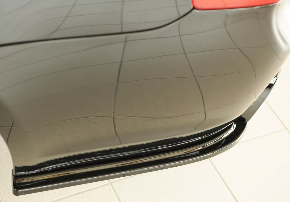Rieger Heckschürzenansatz seitlich links glanz schwarz für BMW 3er E91 Touring 09.08- (ab Facelift) LCI