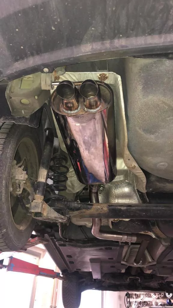 Skoda Rapid Spaceback Endschalldämpfer - 2x55 Typ 26