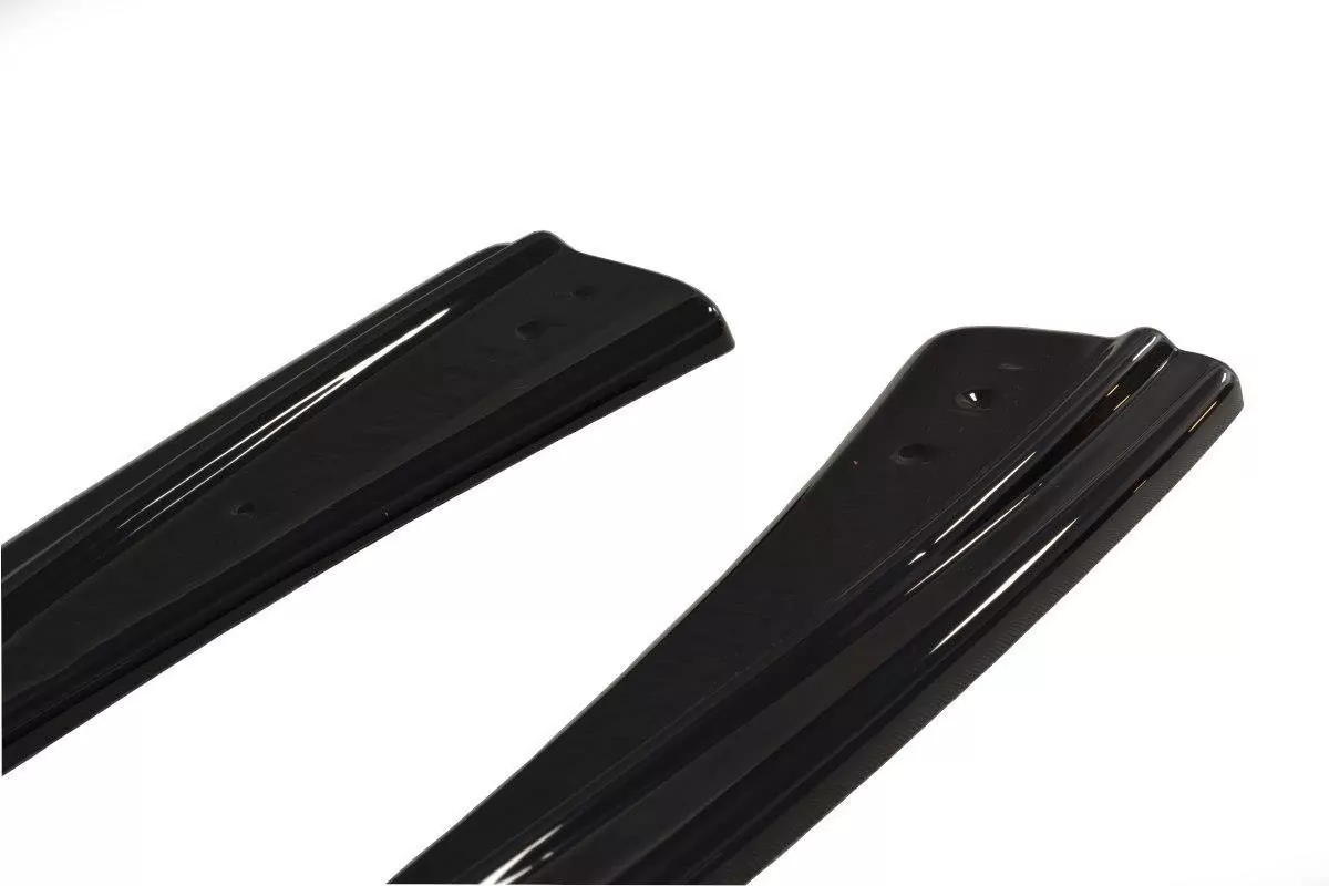 Heck Ansatz Flaps Diffusor Passend Für Diffusor Passend Für Audi RS7 FL Schwarz Hochglanz Schwarz Hochglanz