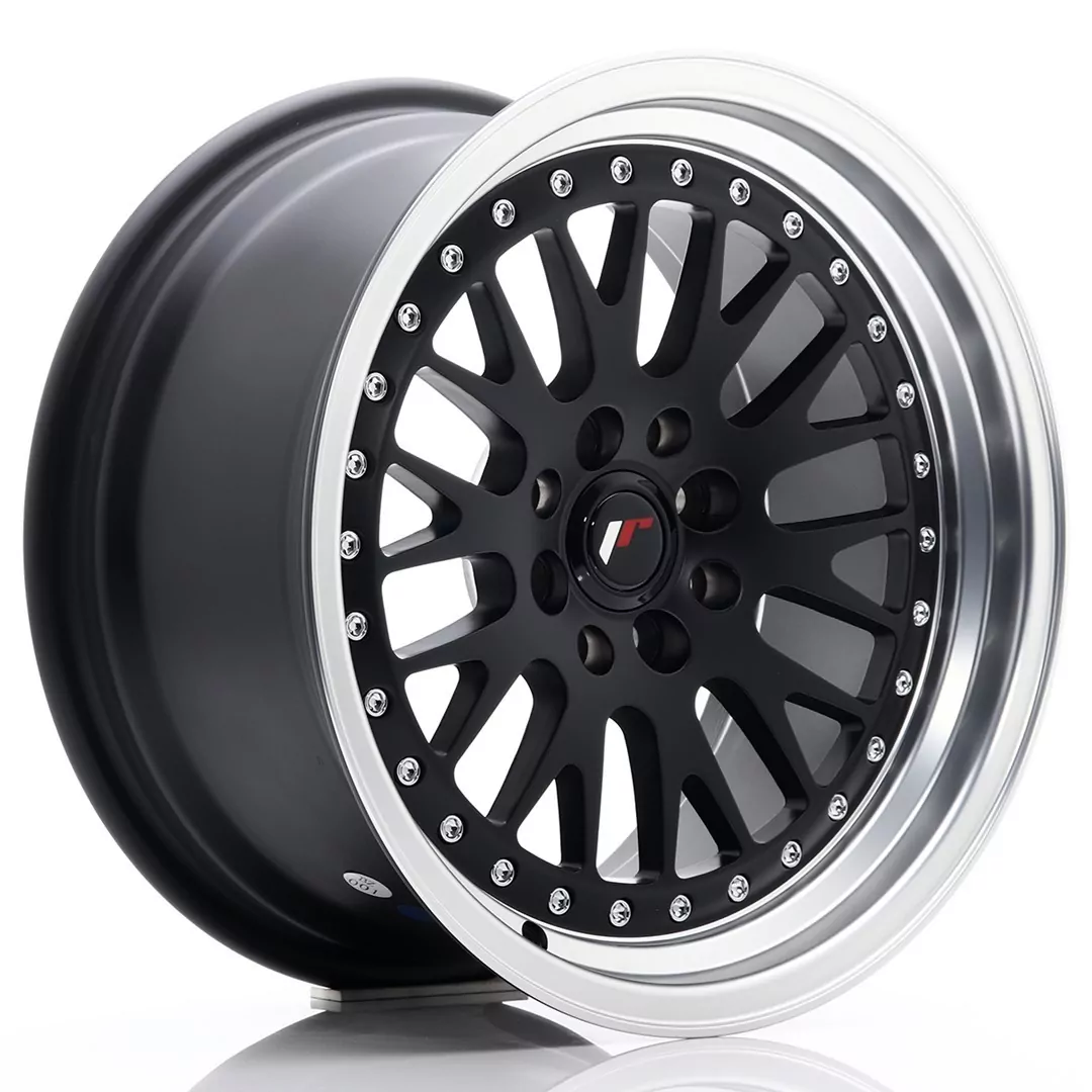 Japan Racing JR10 16x8 ET20 4x100/108 Black Flat Machined