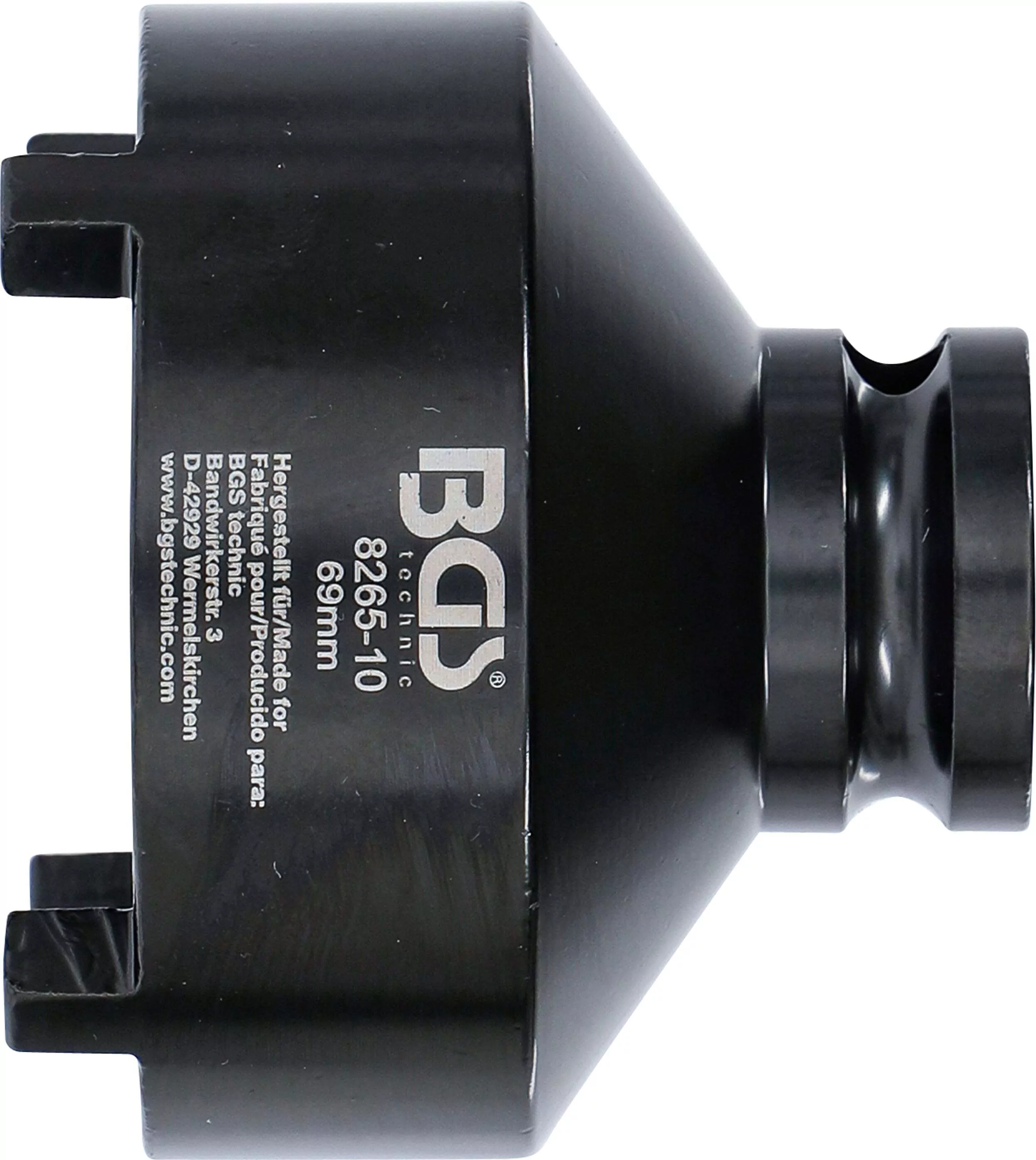 Nutmutternschlüssel | Zapfen außen liegend | 69 mm | KM8