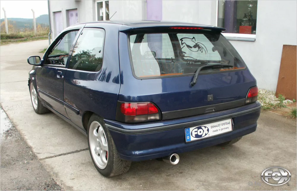 Renault Clio I B/C 57  Endschallldämpfer - 1x80 Typ 13